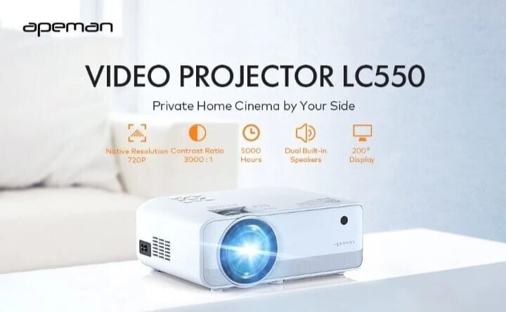 Apeman LC550 Mini Projector - Image 3