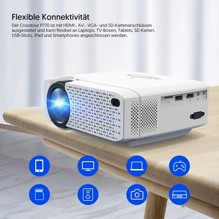 Crosstour P770 Mini Projector - Image 2