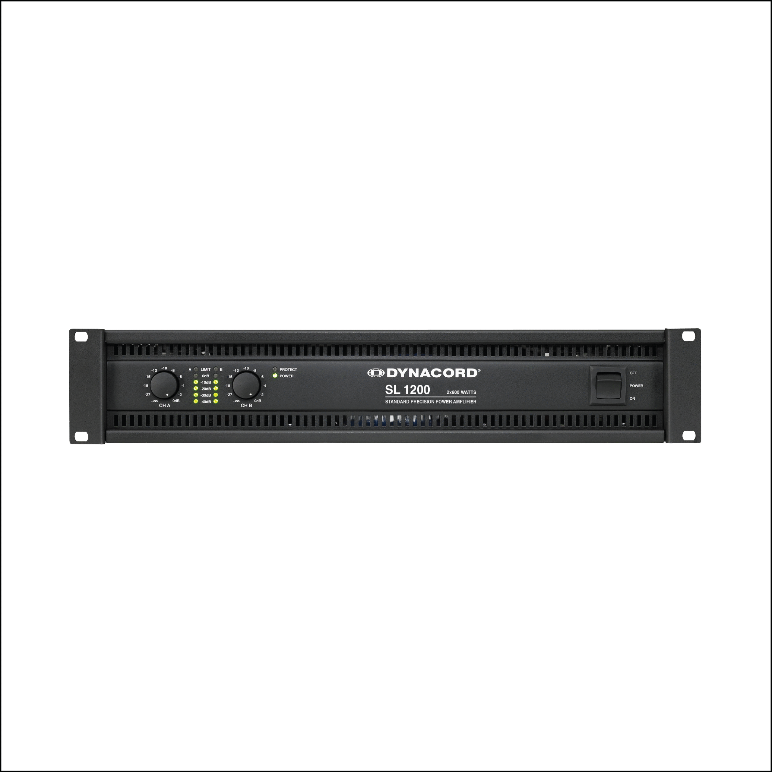Dynacord SL 1200 2 x 600 w Power Amplifier