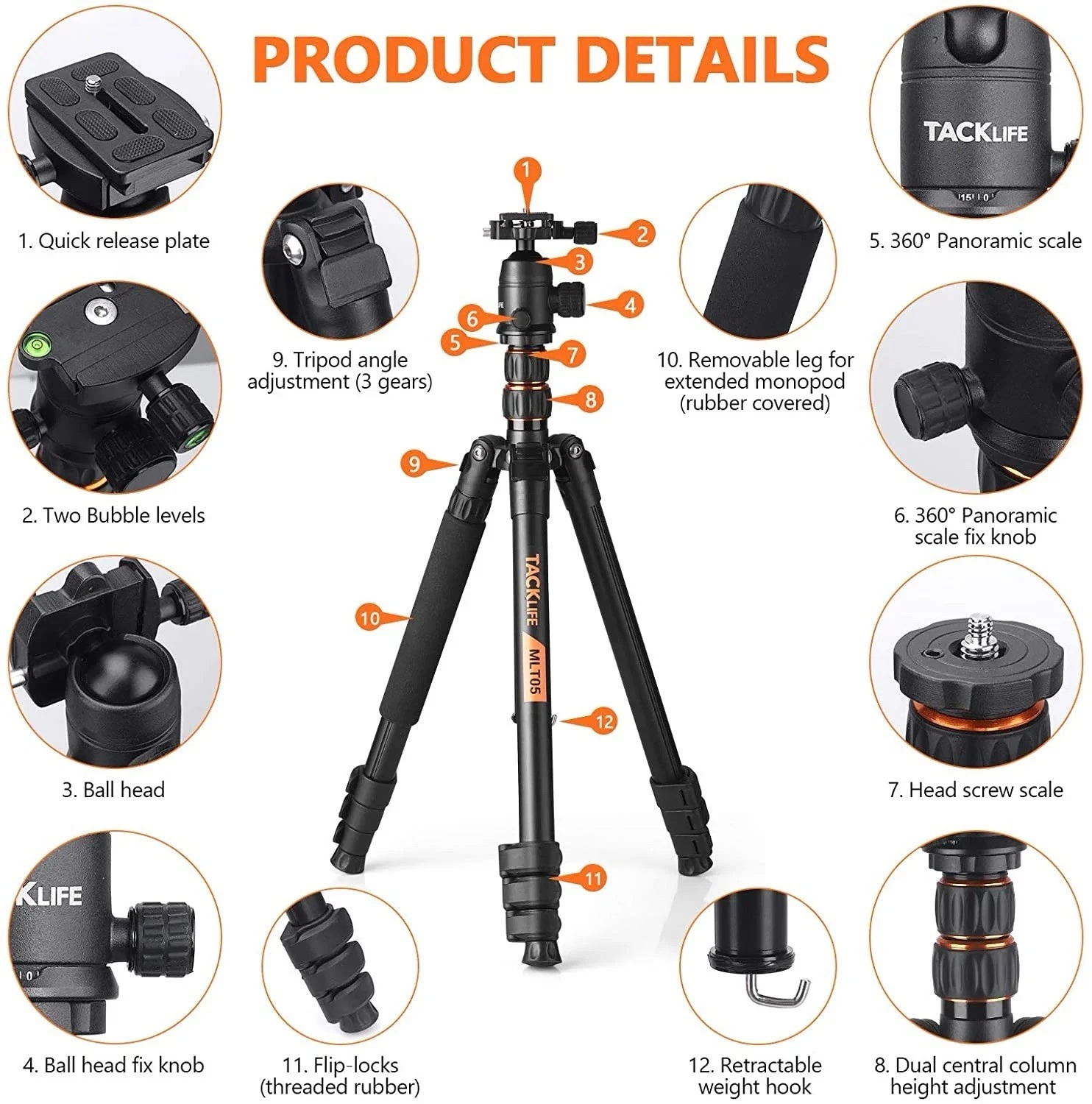 National Geographic TACKLIFE TRIPOD MLT05