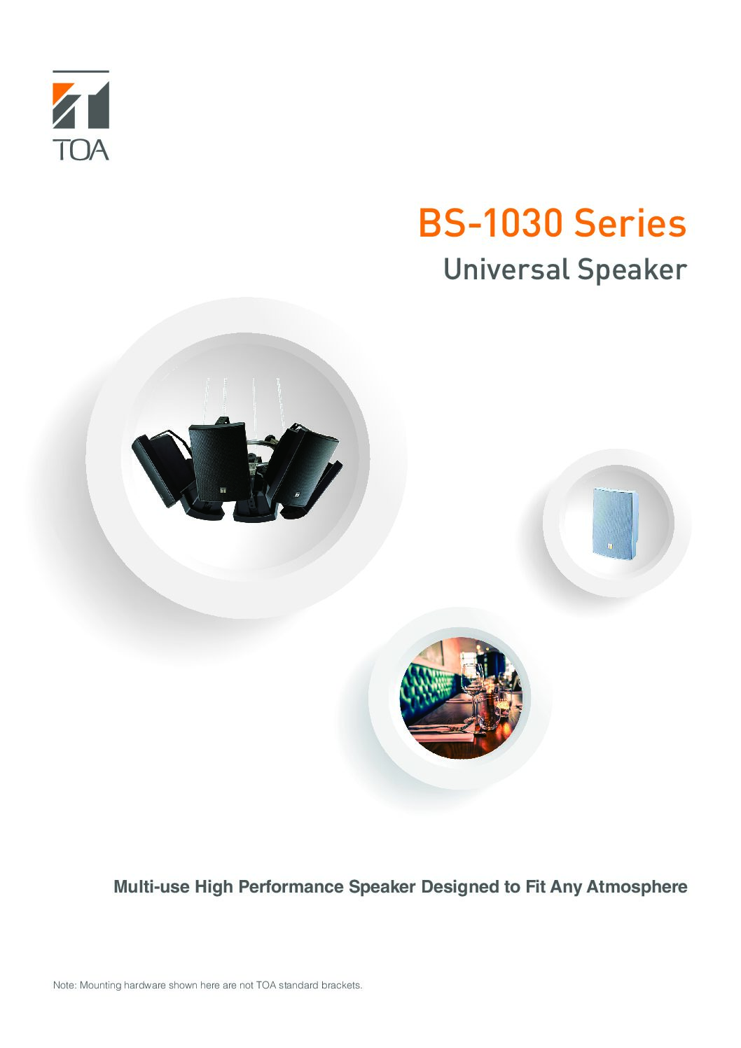 Toa Speaker BS-1030W (Black / White) - Image 5