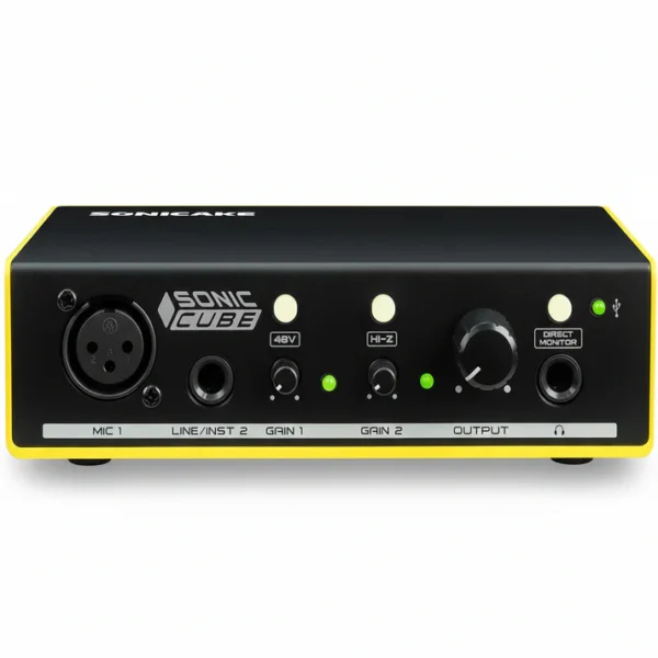 SONICAKE Sonic Cube USB Audio Interface with 48V Phantom Power